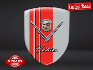 Cadillac Calcomanía Resina Acabado Drift Insignias Premium Vehículo ST